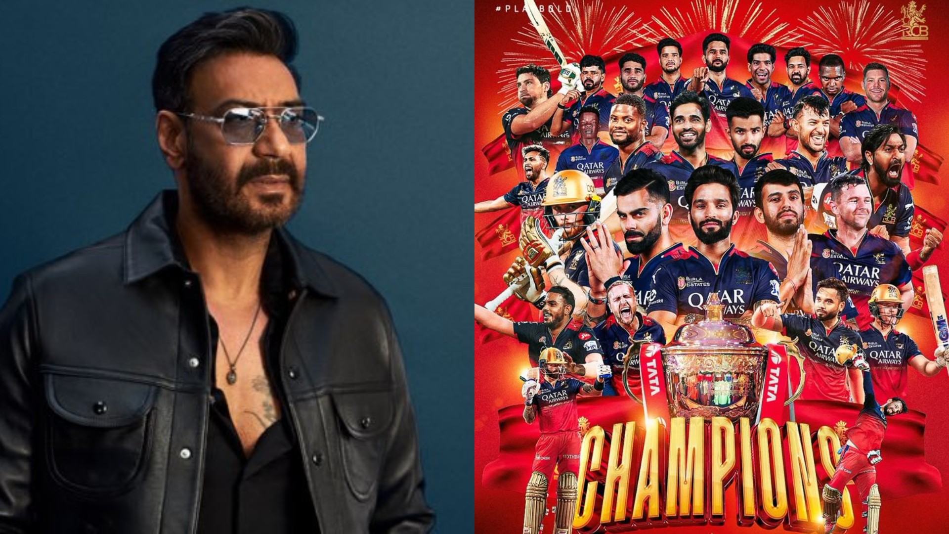 RCB की ऐतिहासिक जीत पर अजय देवगन ने जताई खुशी, बोले- वर्षों से समर्थन कर रहे थे