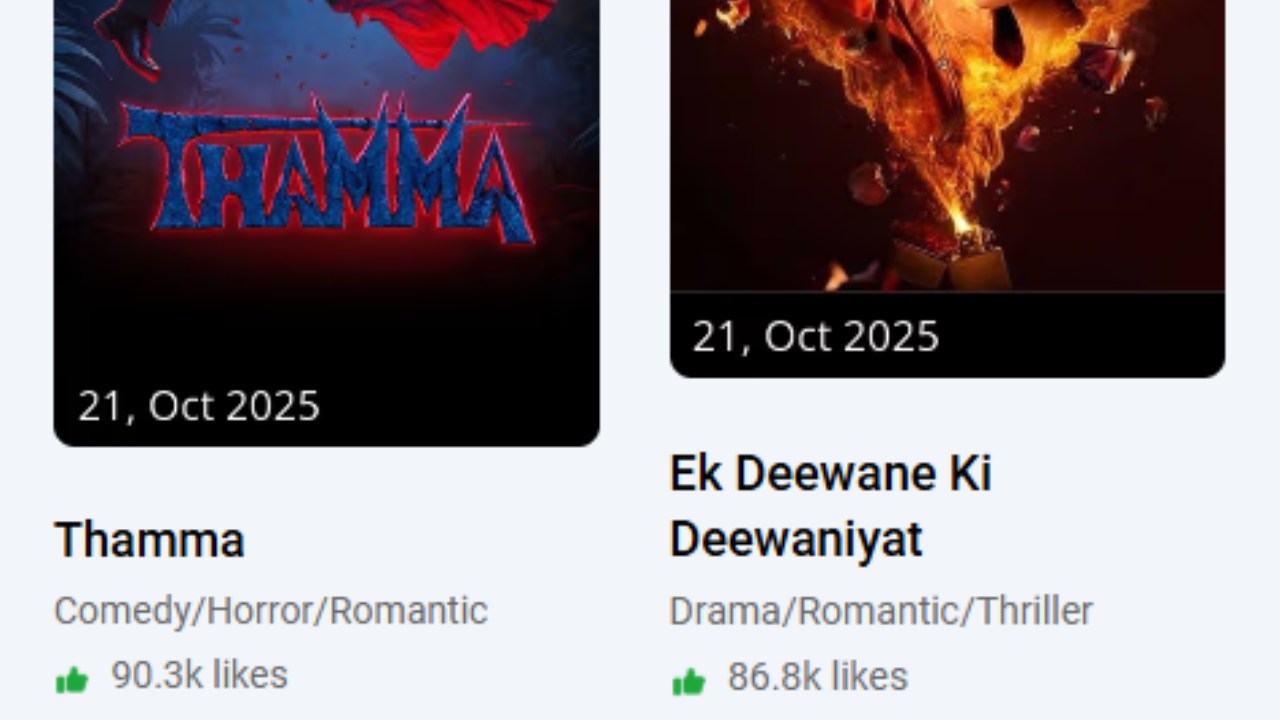 Thamma vs Ek Deewane Ki Deewaniyat