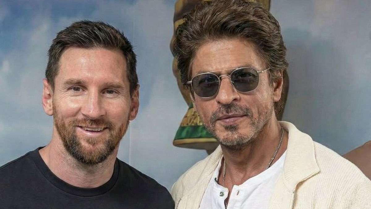 Goat India Tour 2025: ऐतिहासिक पल! Lionel Messi और Shah Rukh Khan एक फ्रेम में हुए कैद