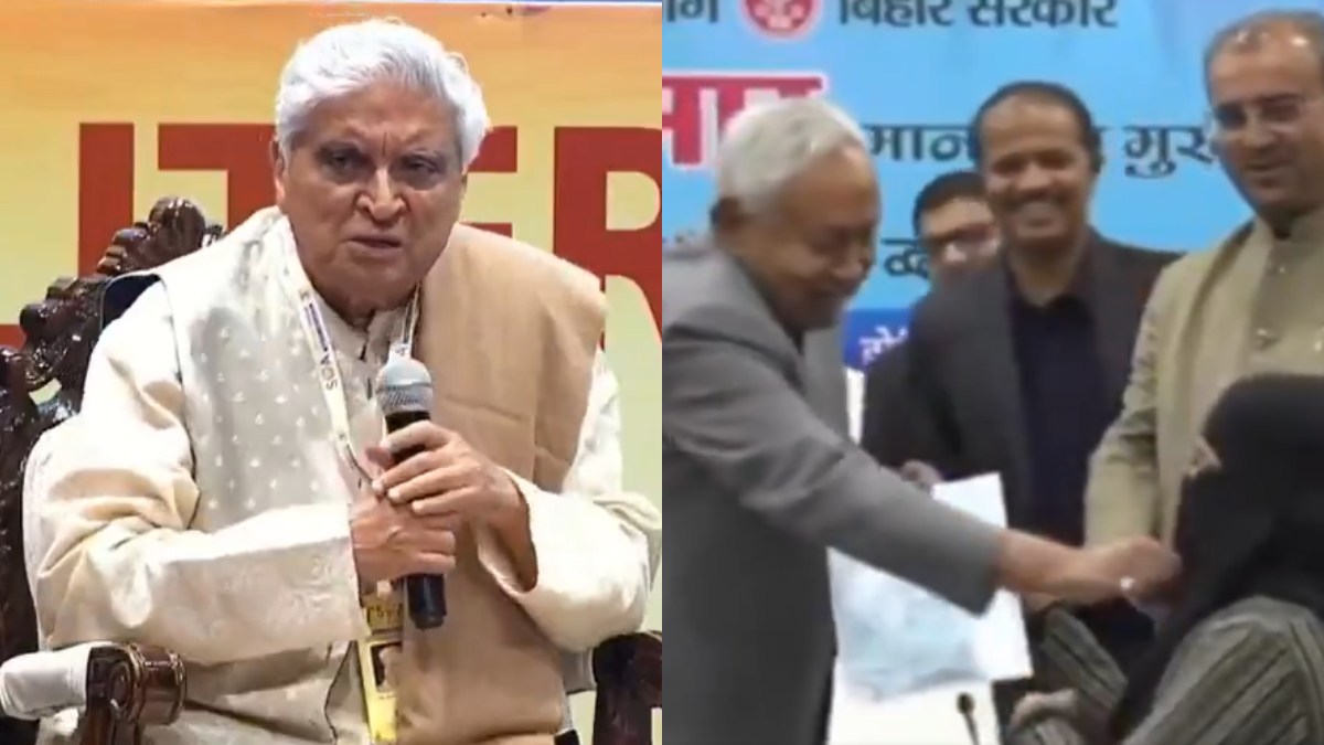 Javed Akhtar: हिजाब विवाद पर मुस्लिम महिला डॉक्टर के साथ खड़े दिखे जावेद अख्तर, बोले- माफी मांगें नीतीश कुमार