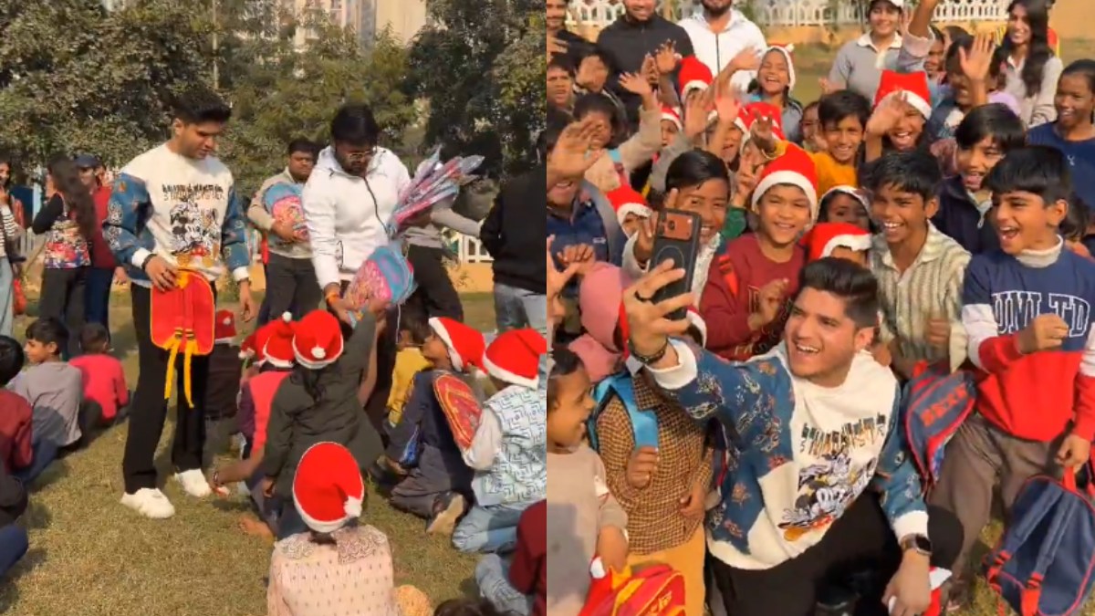 Mridul ने क्रिसमस पर बच्चों को दिए गिफ्ट्स, बच्चों की शिक्षा के लिए जज्बा देख लोग कर रहे तारीफ